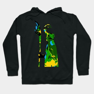 Marbled God of mischief Hoodie